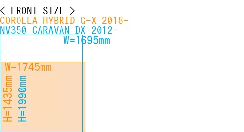 #COROLLA HYBRID G-X 2018- + NV350 CARAVAN DX 2012-
